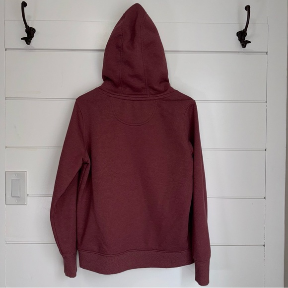 Carhartt Rain Defender Hoodie Women’s Small Maroon Heather Relaxed Fit Repellent - Picture 5 of 5